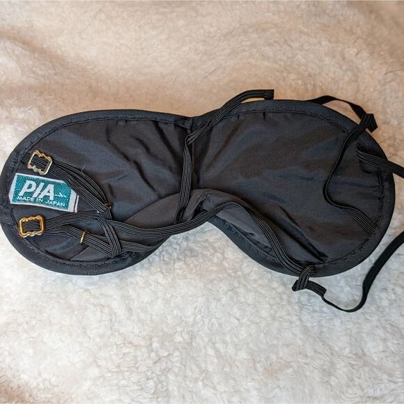 1960s Midcentury Made in Japan Satin Airline Eyeshades - Picture 5 of 8